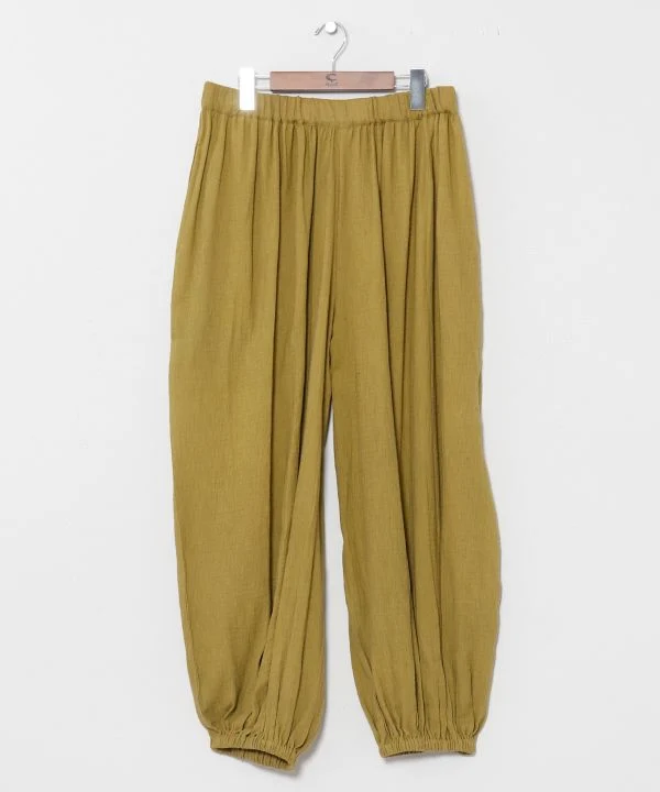 Pantalon décontracté en coton indien