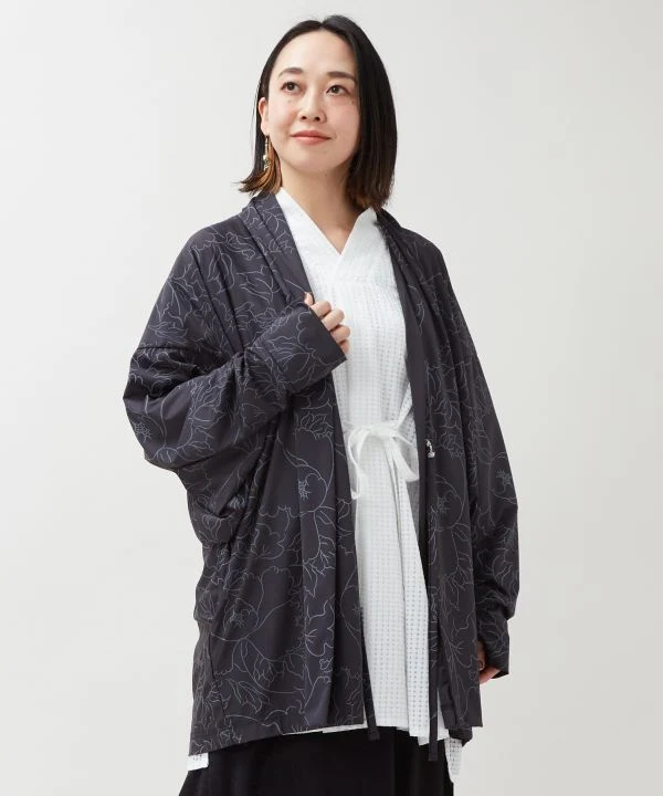 HIOOI - Haori floral à protection UV