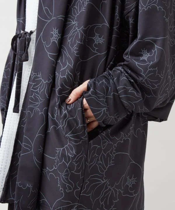 HIOOI - Haori floral à protection UV
