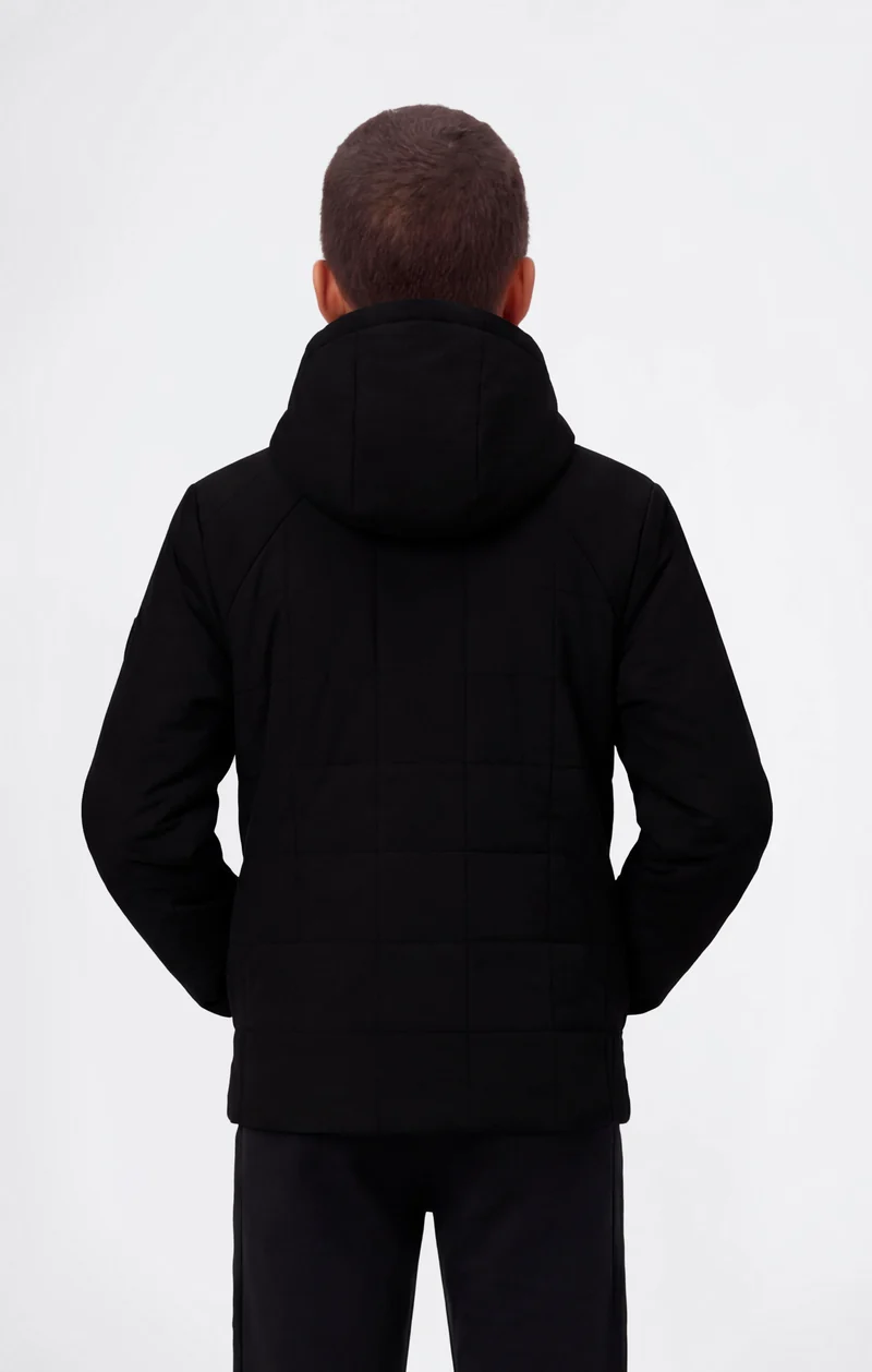 Boys’ Padded Full Zip Hooded Jacket