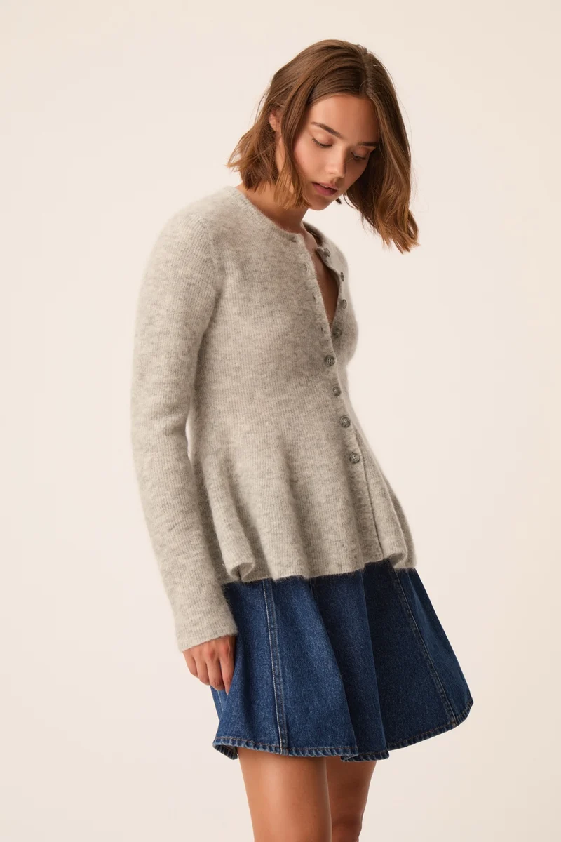 Gilet Doreen Gris Chiné