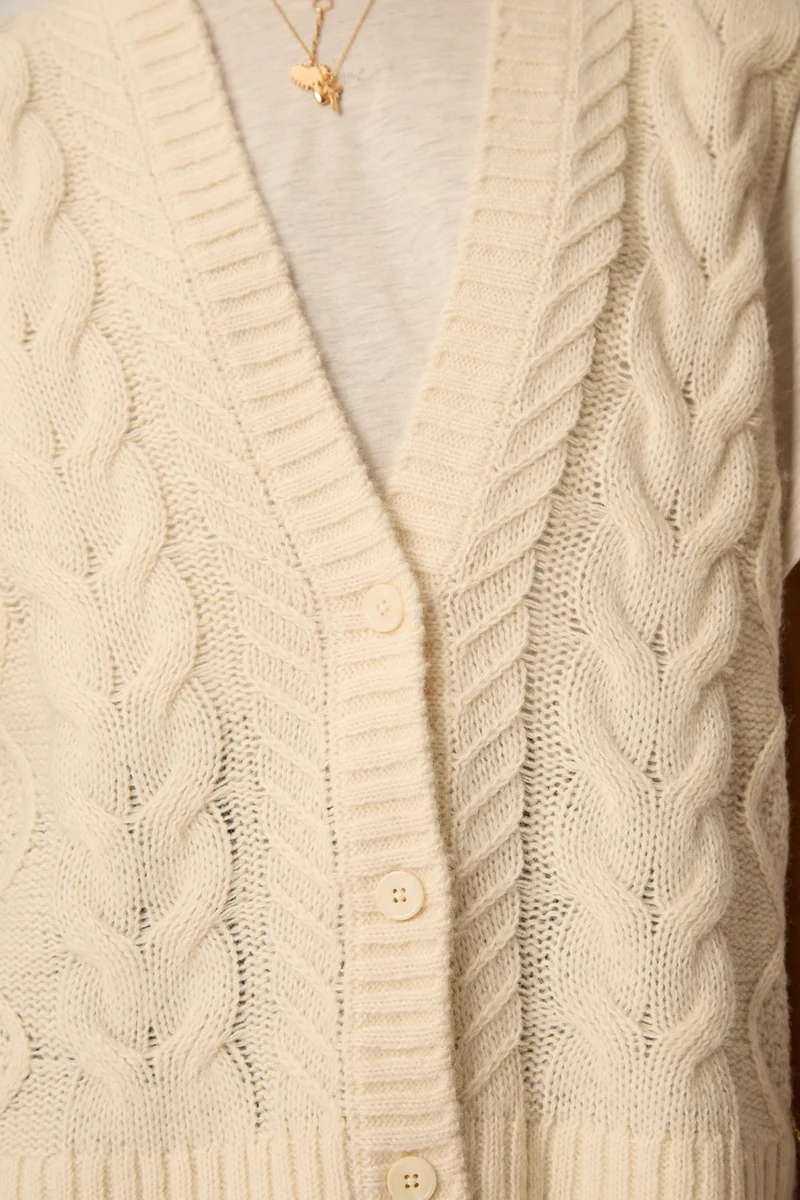 Gilet Andrew Ecru