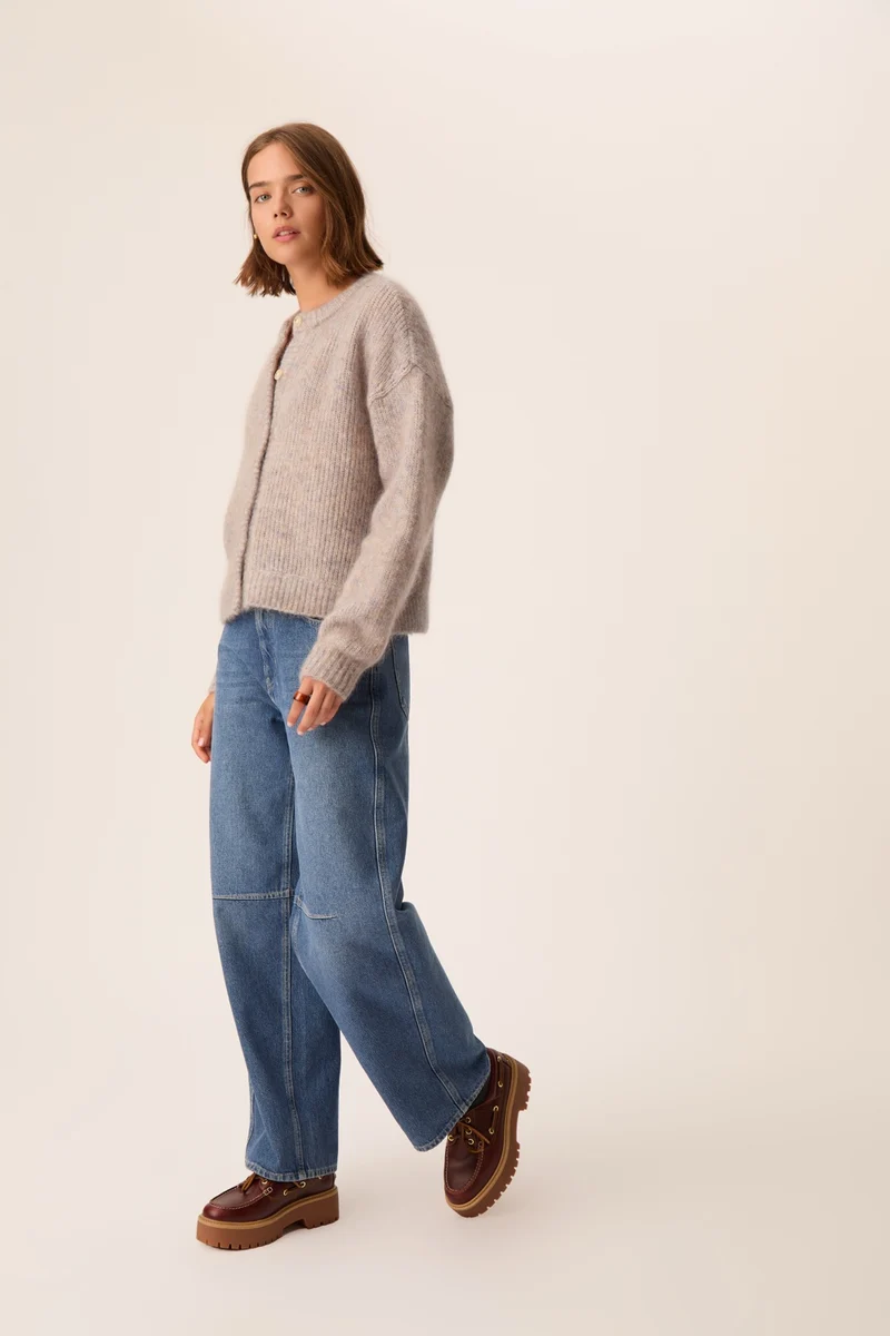 Gilet Ambre Chardon Mouline