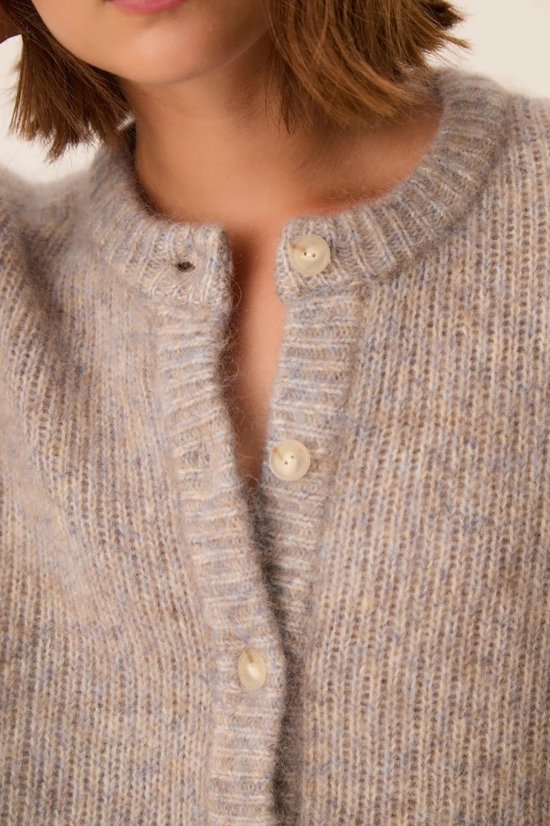 Gilet Ambre Chardon Mouline