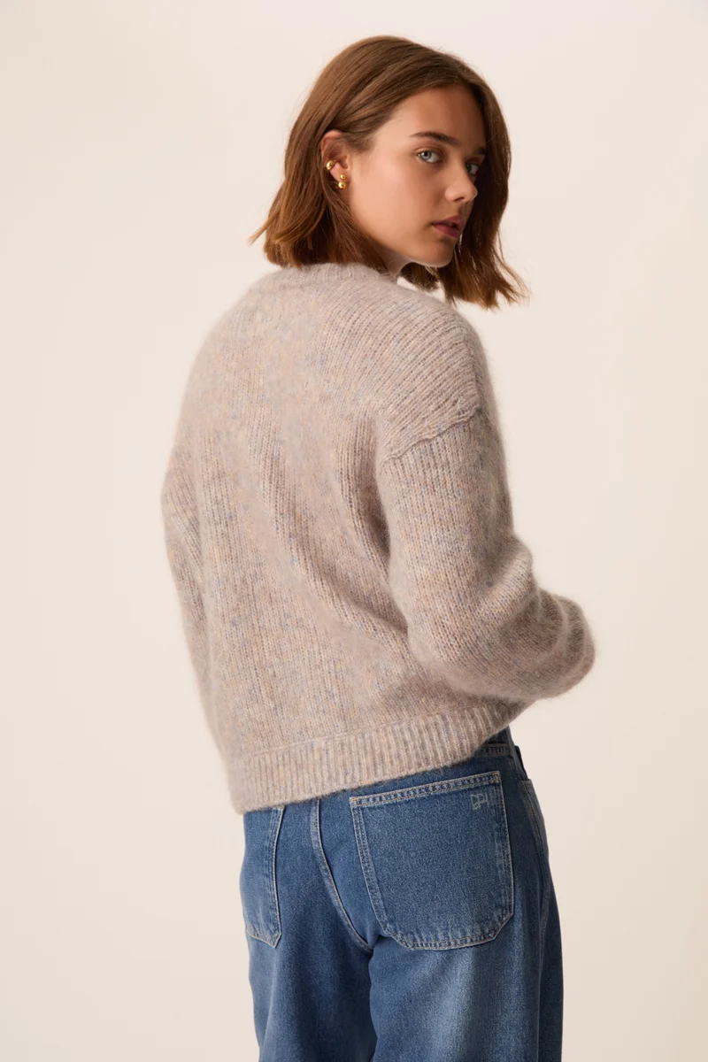 Gilet Ambre Chardon Mouline