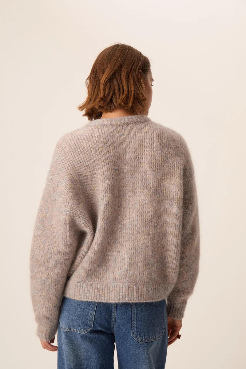 Gilet Ambre Chardon Mouline