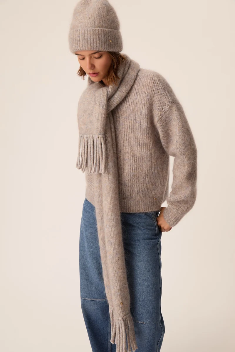 Gilet Ambre Chardon Mouline