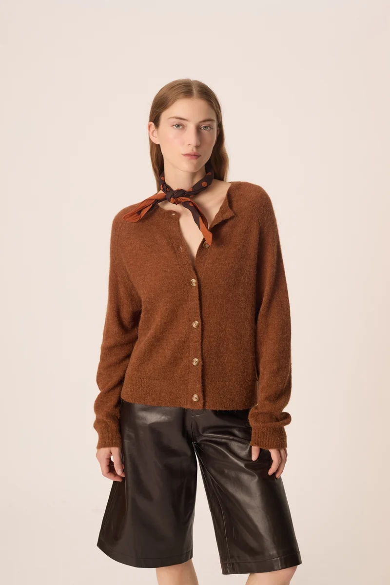 Gilet Delfin Cognac