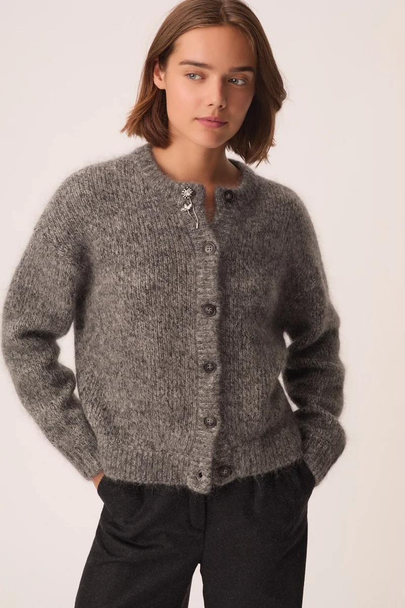 Gilet Ambre Gris Moyen
