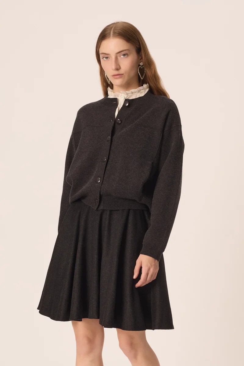 Gilet Clem Anthracite