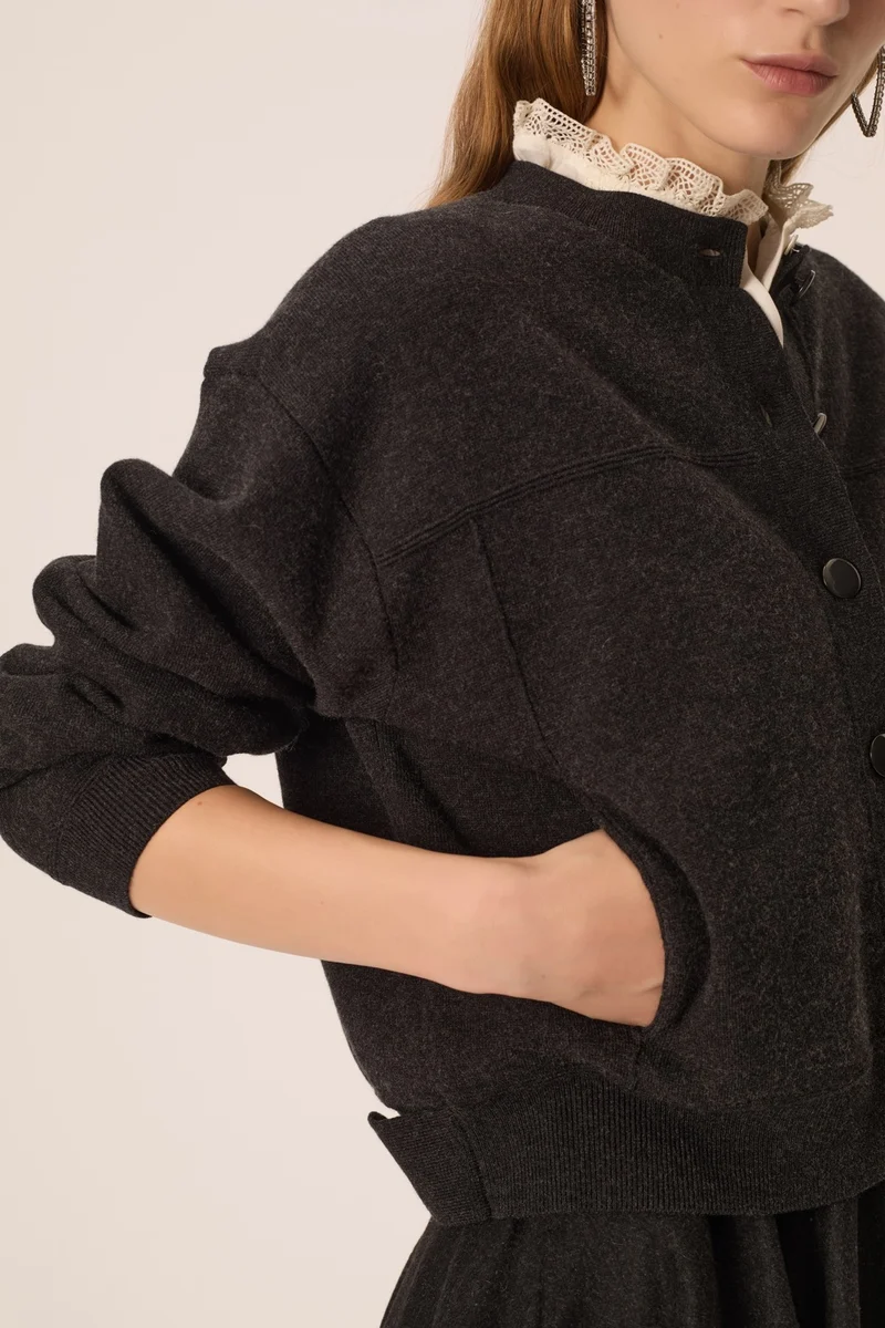 Gilet Clem Anthracite