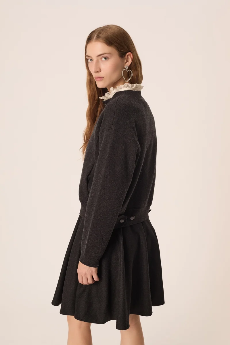 Gilet Clem Anthracite