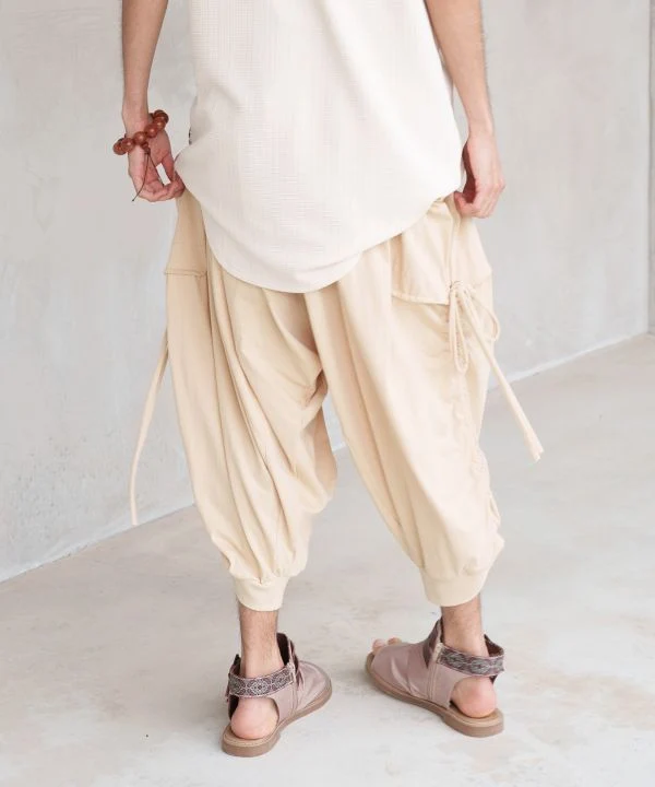 Pantalon harem ajustable