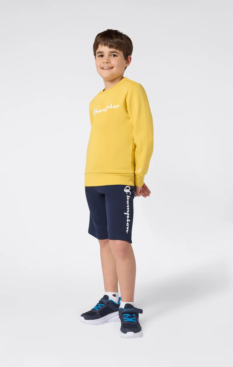 Boys’ Shorts with Maxi Printed Logo