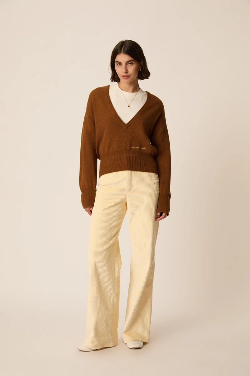 Pantalon Tedette Vanille