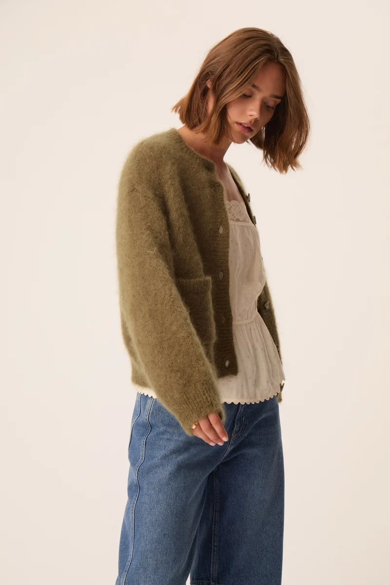 Gilet Aliocha Algue