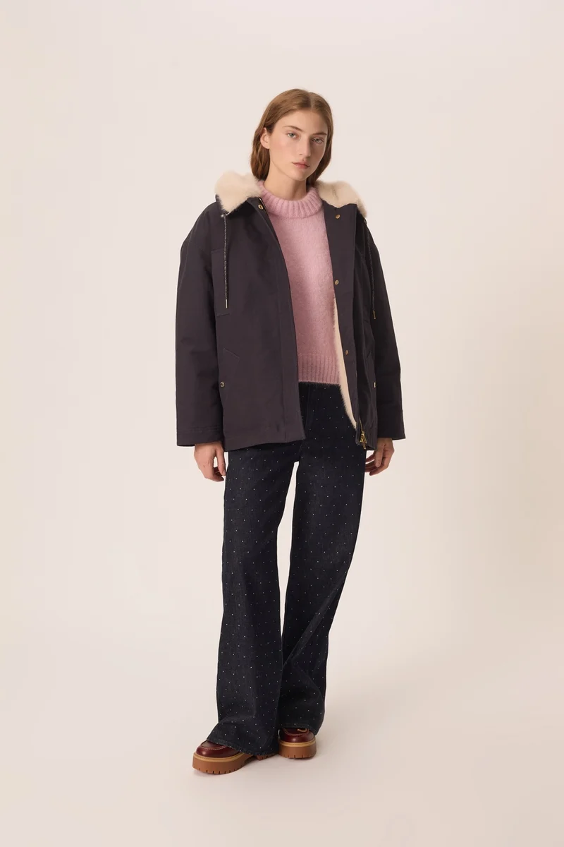 Manteau Ynessa Marine