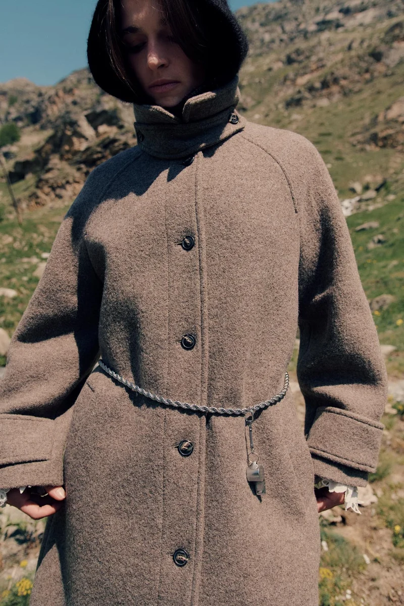 Manteau Yver Roche Chiné