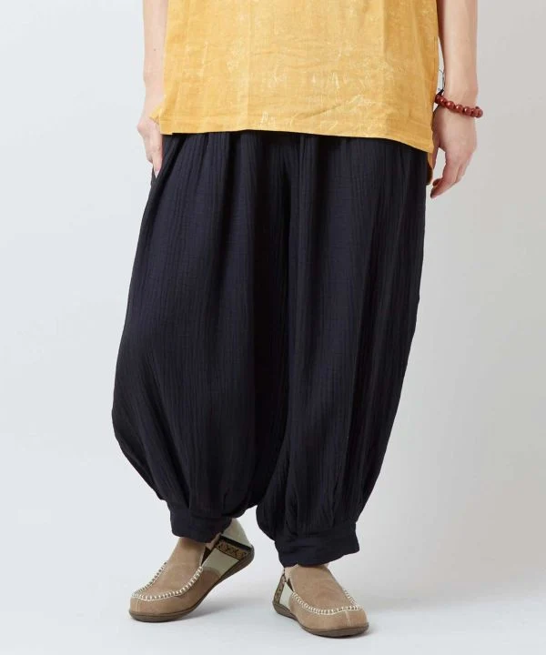 Pantalon harem en gaze ballon nomade