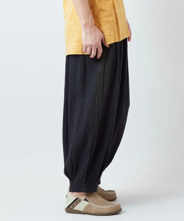 Pantalon harem en gaze ballon nomade