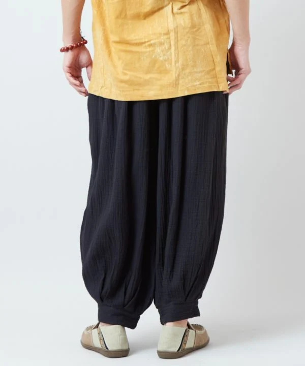 Pantalon harem en gaze ballon nomade