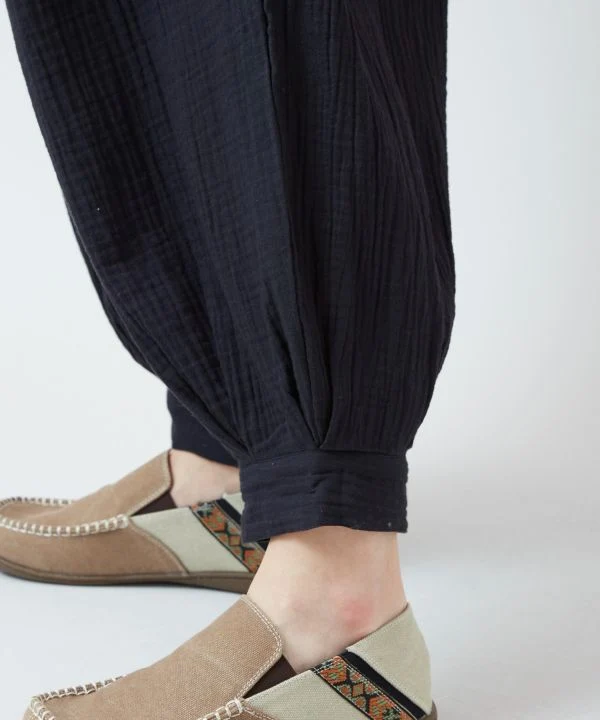 Pantalon harem en gaze ballon nomade