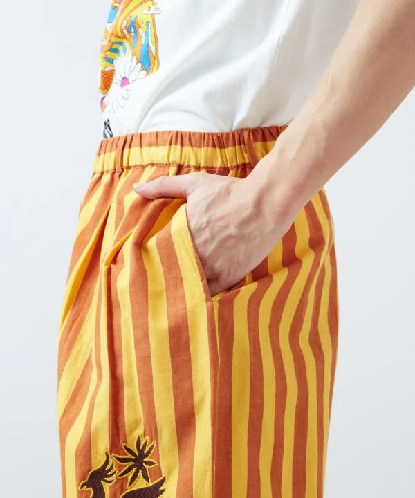 Pantalon fuselé à rayures Otomi