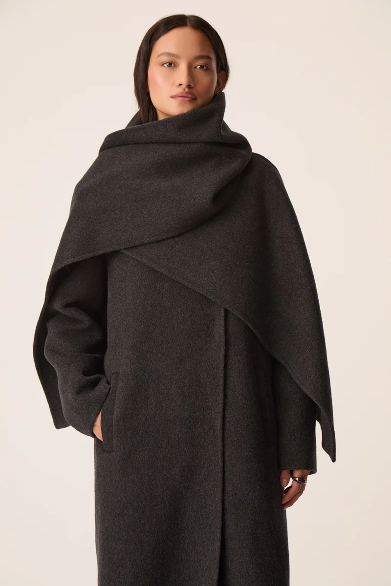 Manteau Yvanka Anthracite