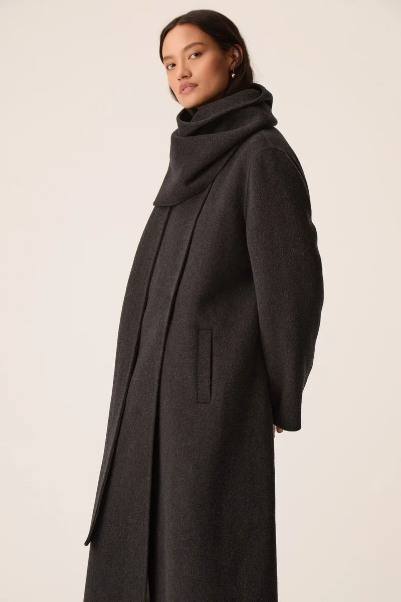 Manteau Yvanka Anthracite