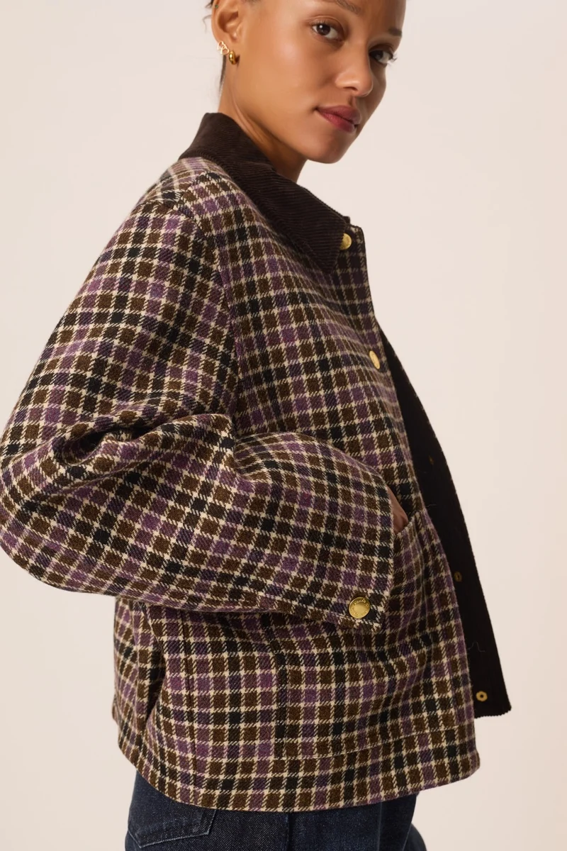 Manteau Ytria Carreau Automne