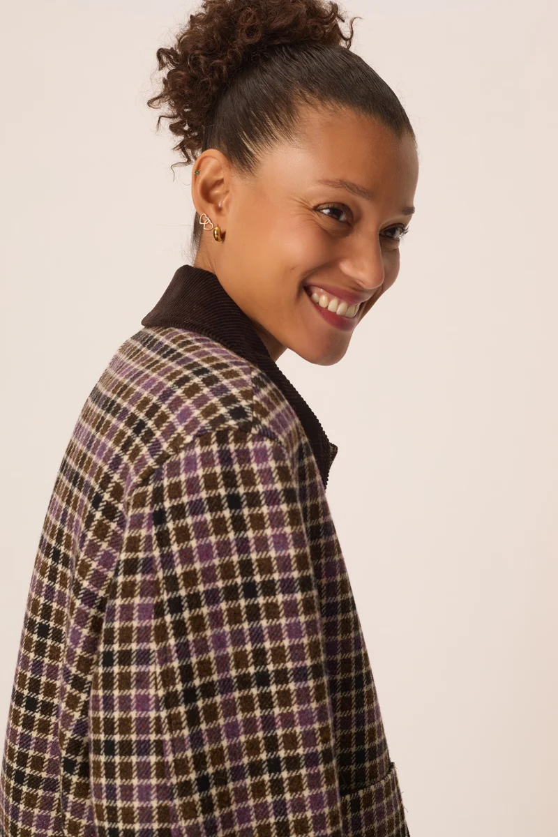 Manteau Ytria Carreau Automne