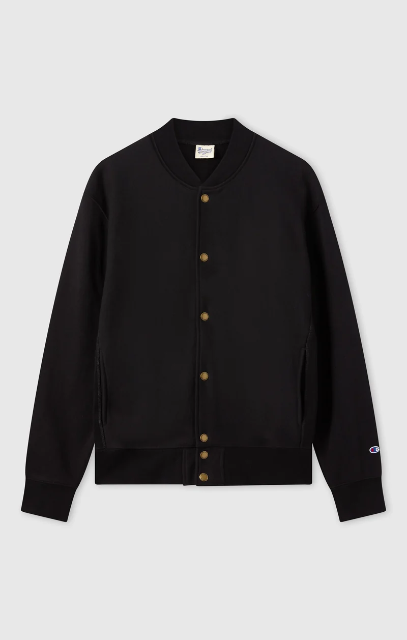 Men’s Lightweight Reverse Weave Bomber Sweatshirt
