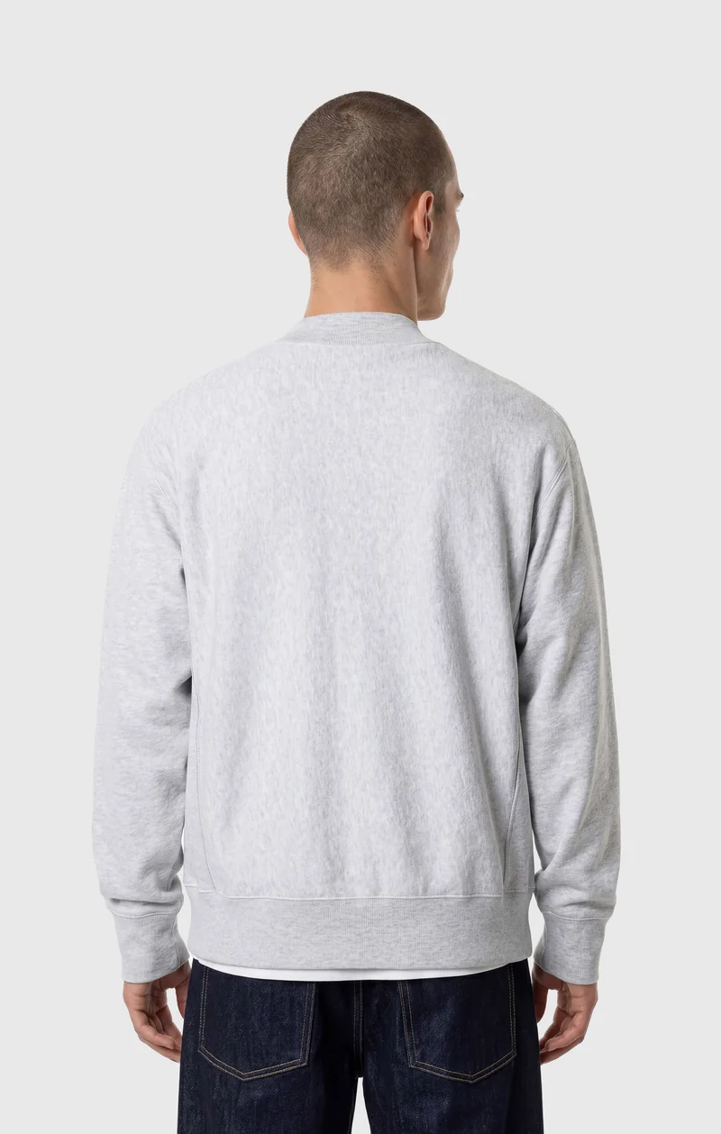 Men’s Lightweight Reverse Weave Bomber Sweatshirt