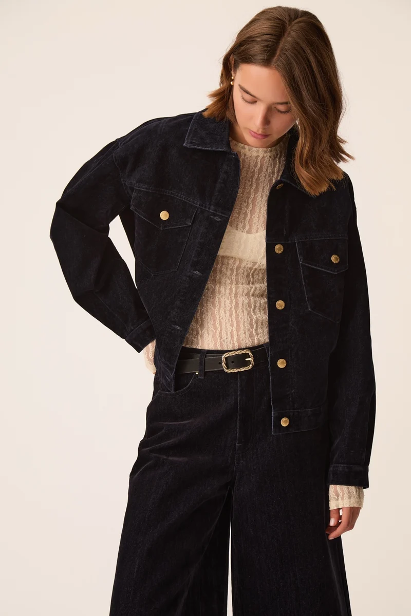 Veste Lana Marine