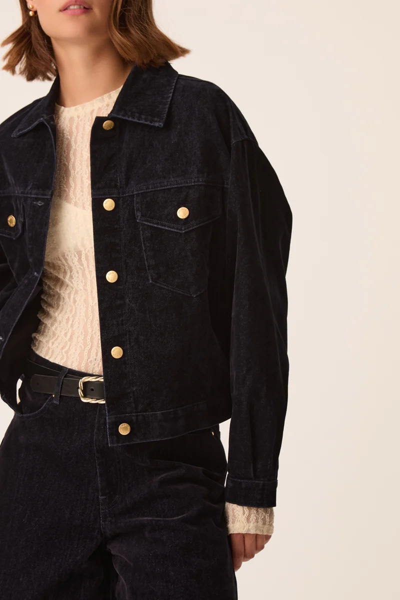 Veste Lana Marine