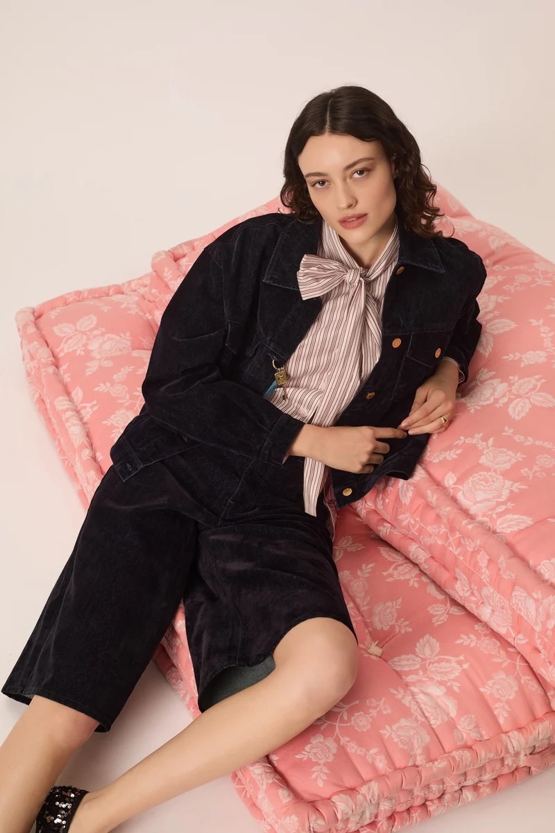 Veste Lana Marine