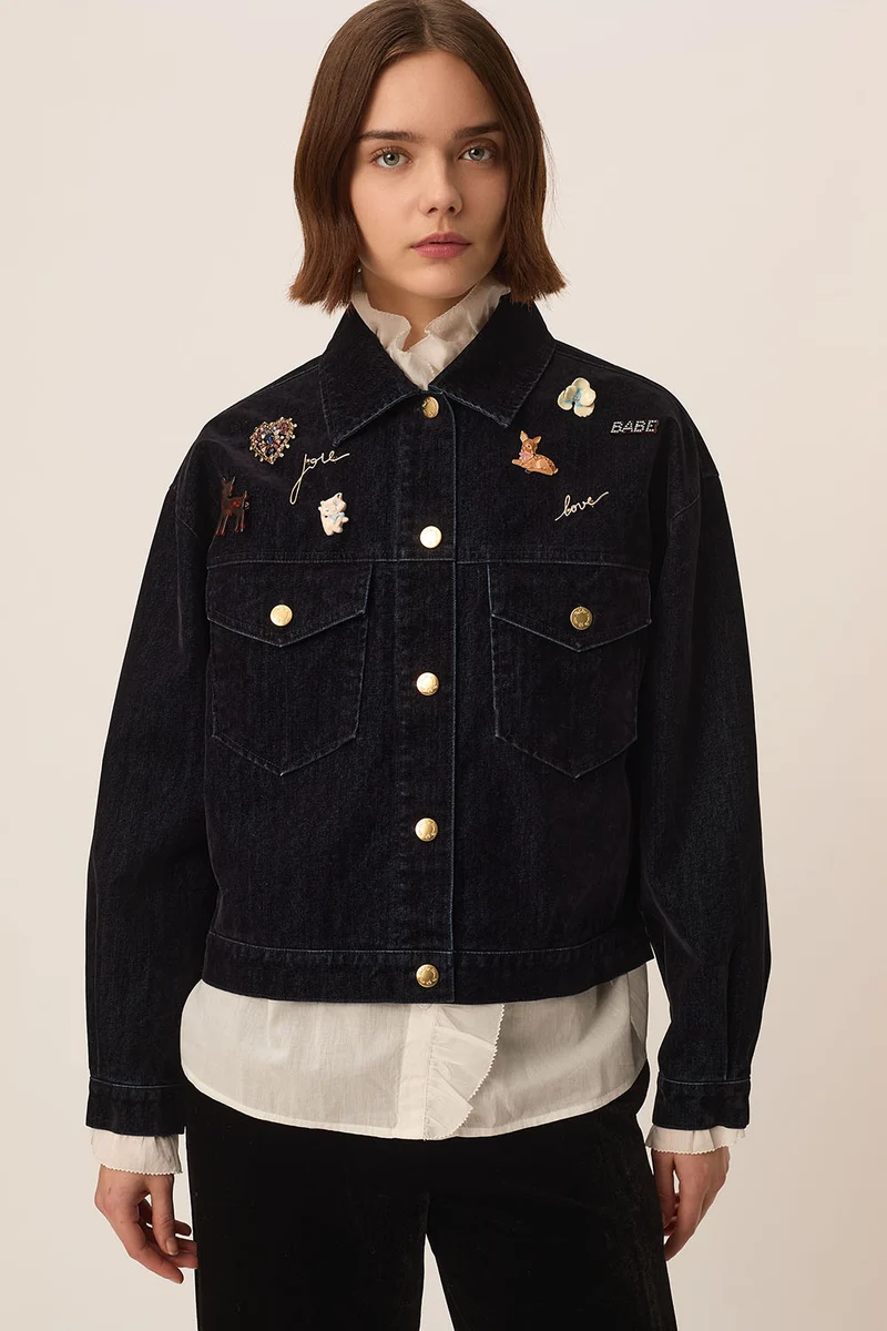 Veste Lana Marine