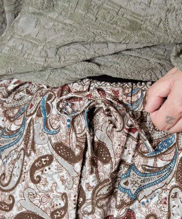 Pantalon à imprimé cachemire