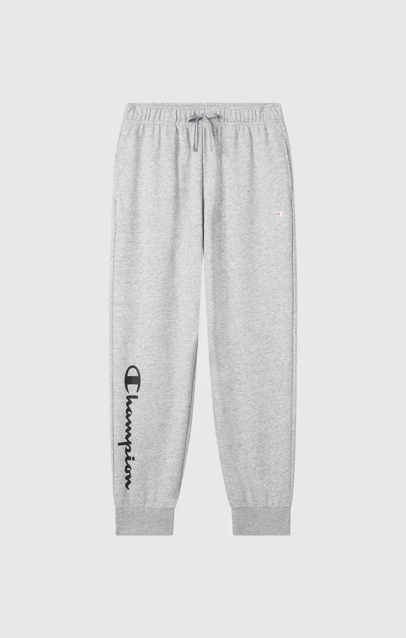 Men’s Lightweight Jogger Pants with Rib Cuffs and Maxi Printed Logo