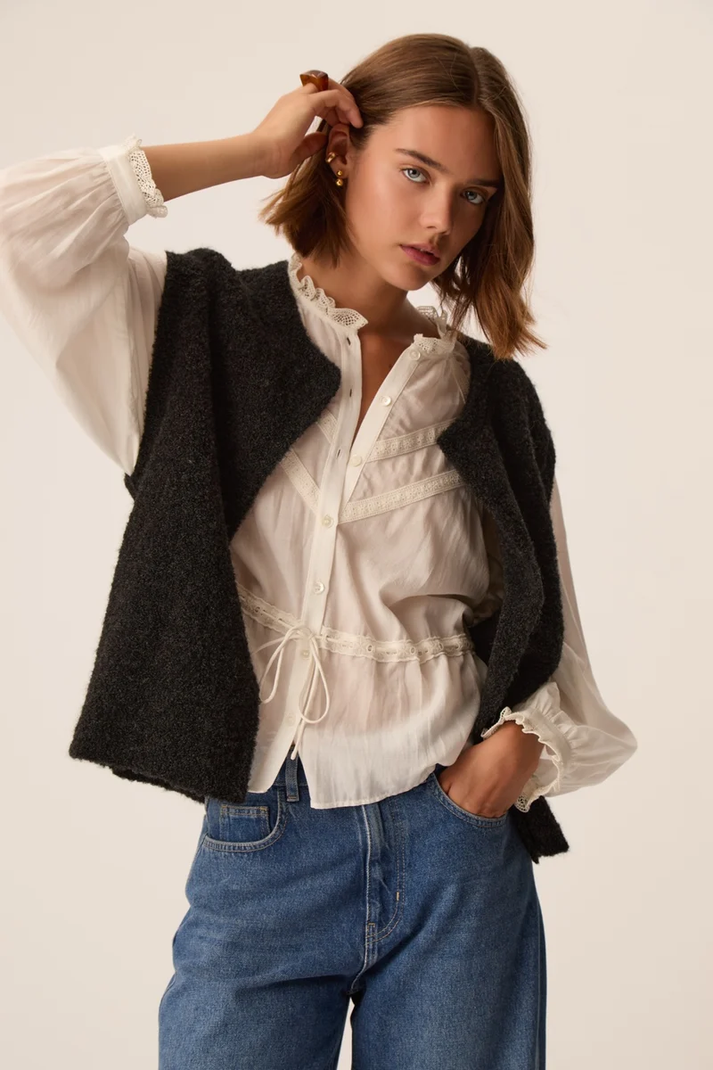 Gilet Achille Noir