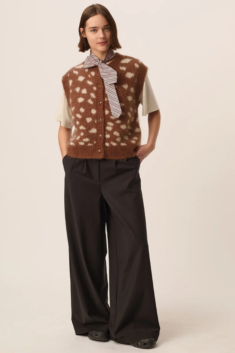 Gilet Adola Jacquard Faon