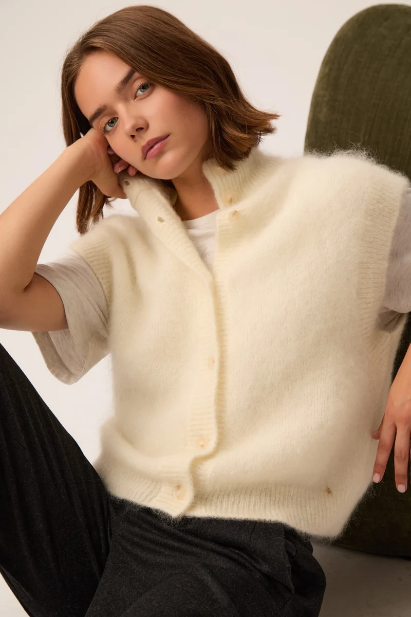 Gilet Alibou Creme
