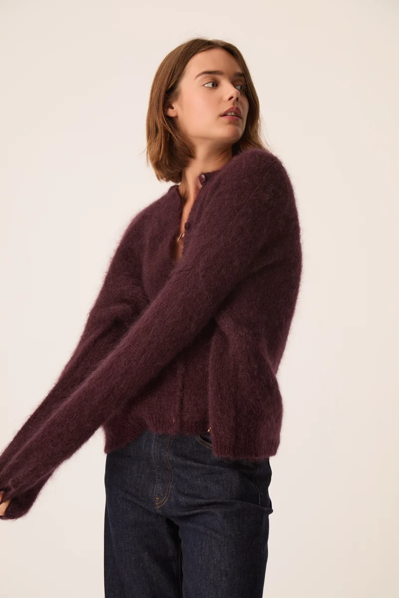 Gilet Bea Prune