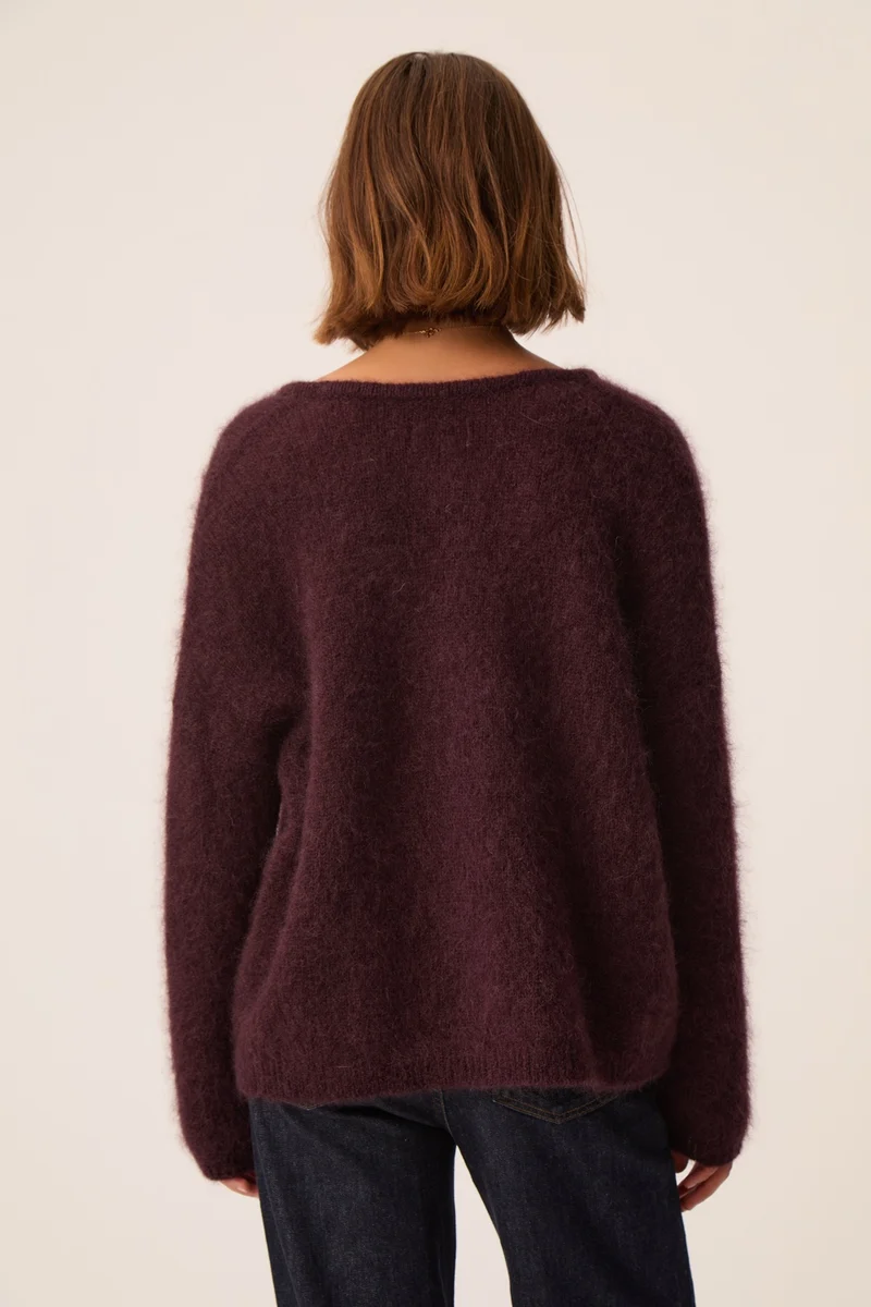 Gilet Bea Prune