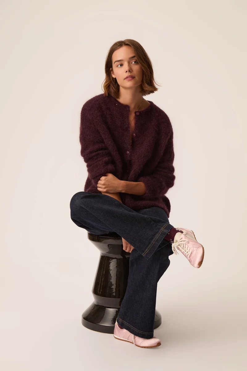 Gilet Bea Prune