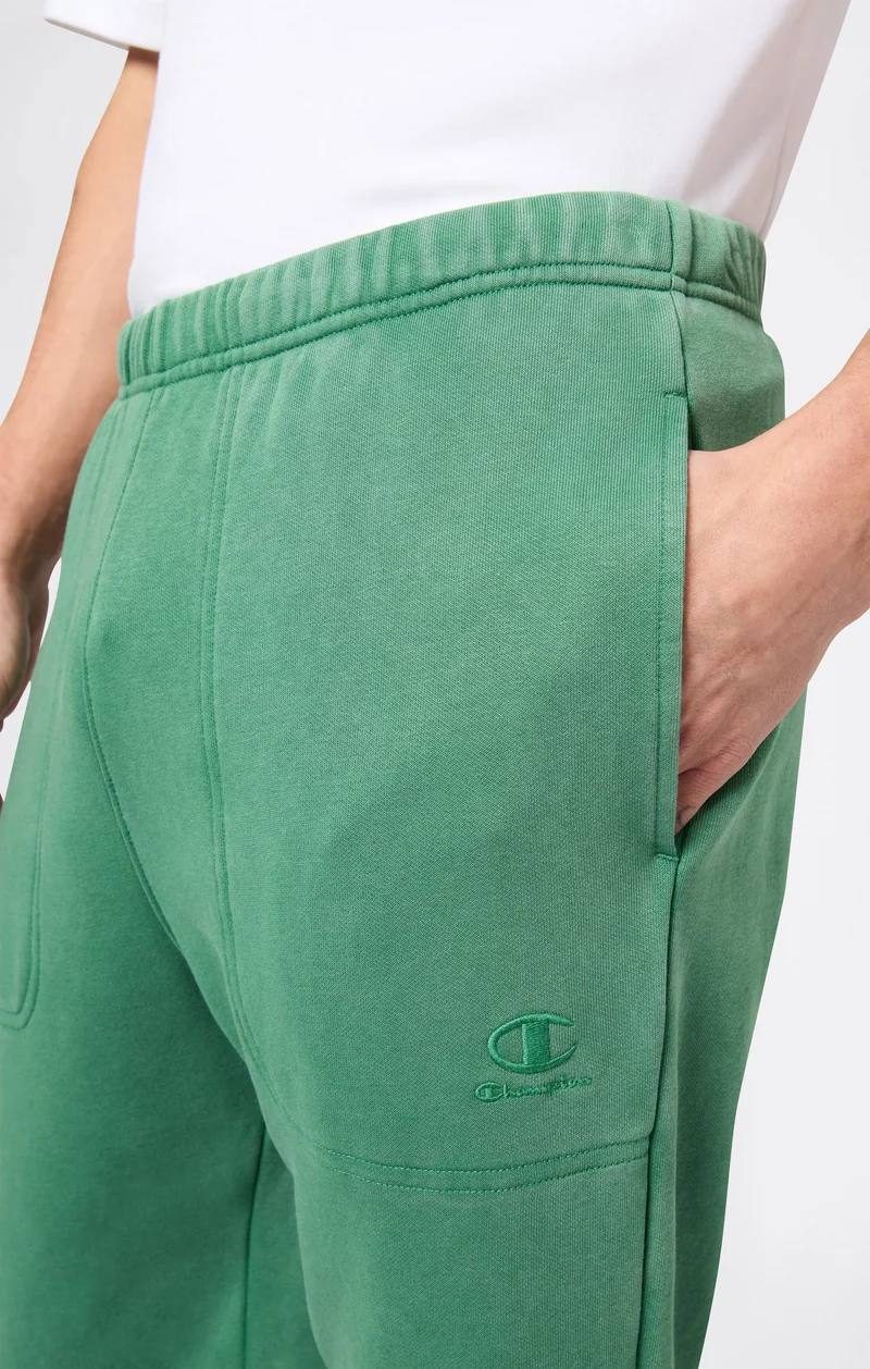 Men’s Elasticated Pants with Washed Effect Icons