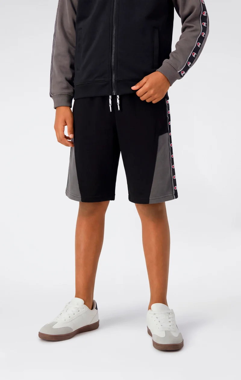 Boys’ Bermuda Shorts with Tape Logo