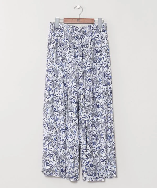 Pantalon à bordure cachemire