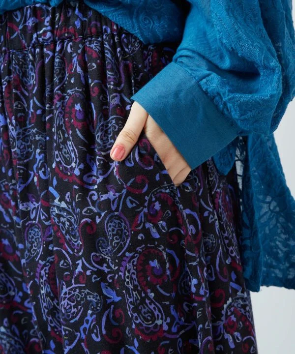 Pantalon à bordure cachemire