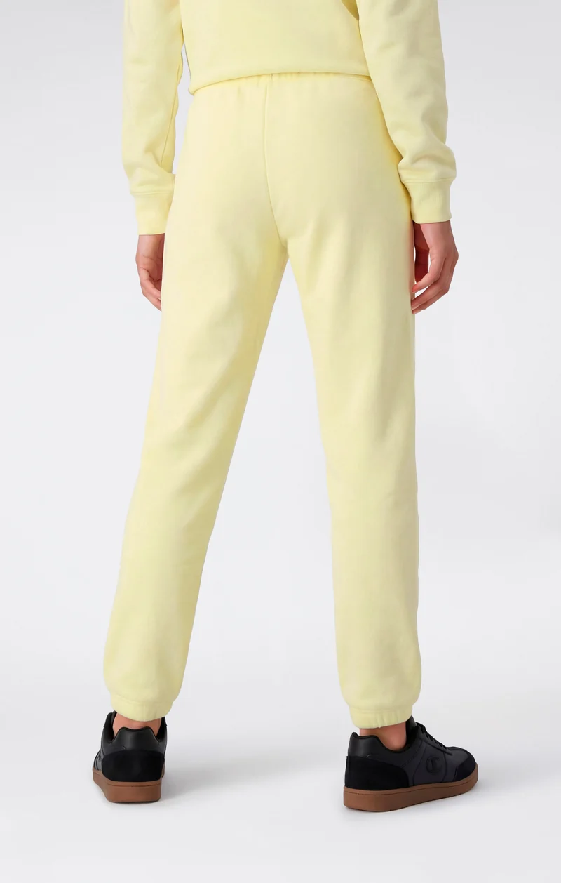 Girls’ Elastic Cuff Pants With Embroidered Logo